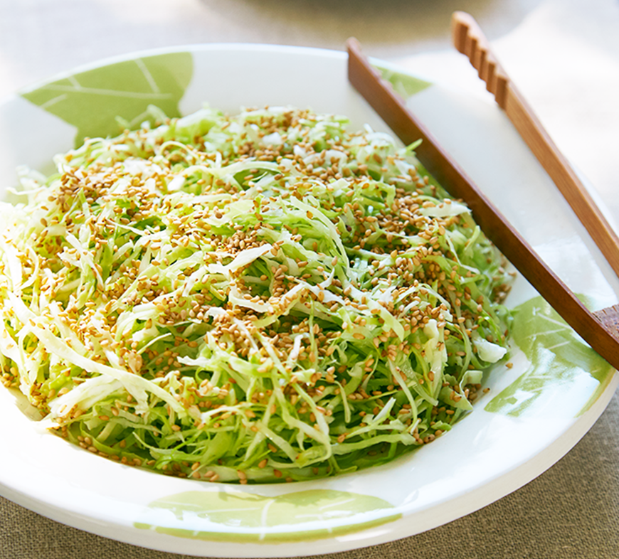 キャベツのごまコールスロー