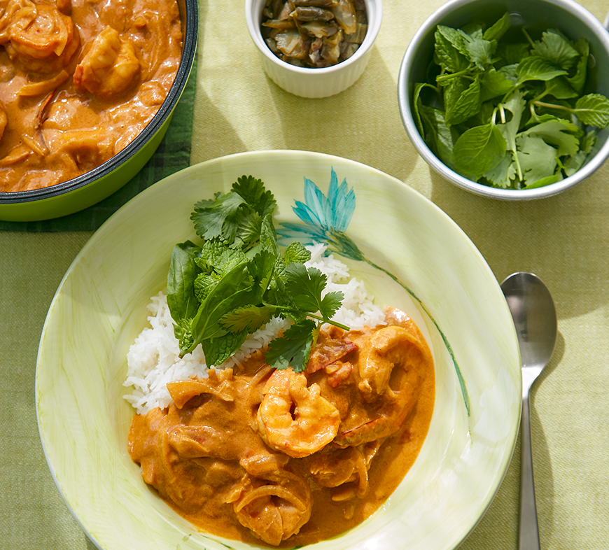 えびのココナッツレモンカレー