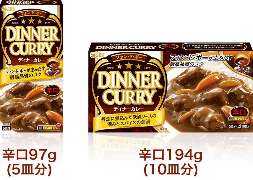 フォン・ド・ボーディナーカレー辛口